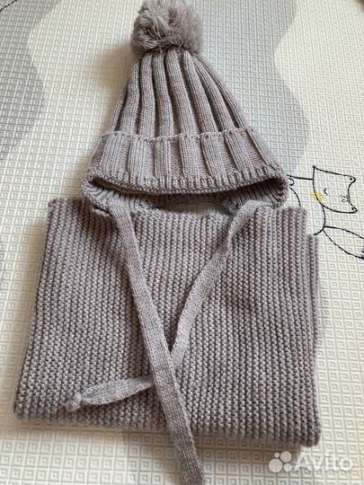 Шапка и снуд русбубон