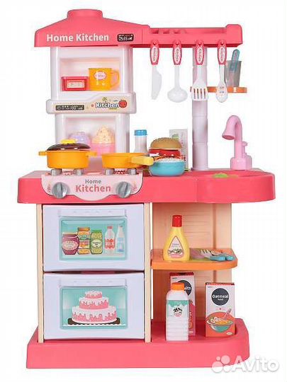 Кухня новая с игрушками, меняющими цвет