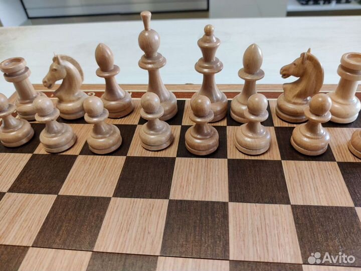 Шахматы с утяжелением дуб и бук