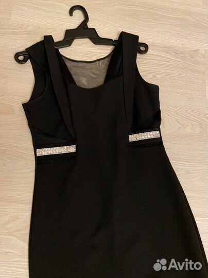 Вечернее платье 48 размер черное