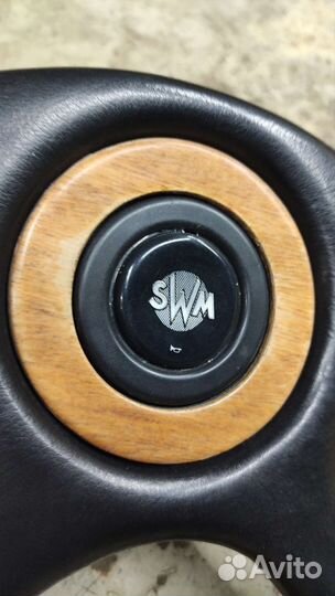 Итальянский спортивный деревянный руль