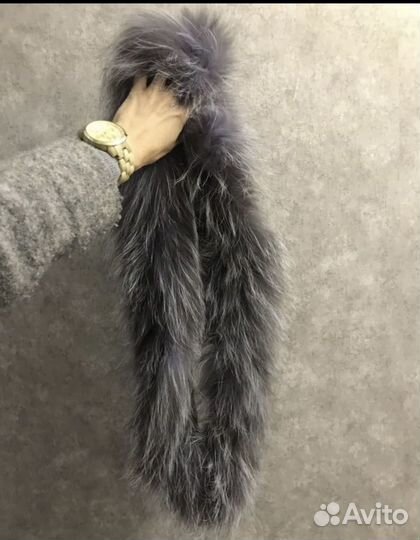 Снуд (шарф) из меха чернобурки