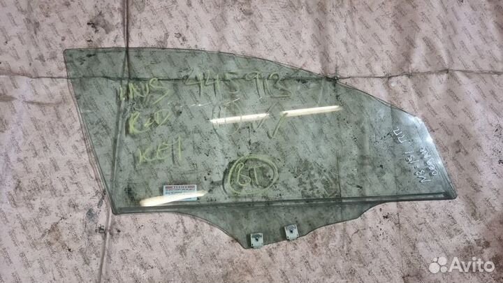 Стекло передней двери мазда 3 BK mazda