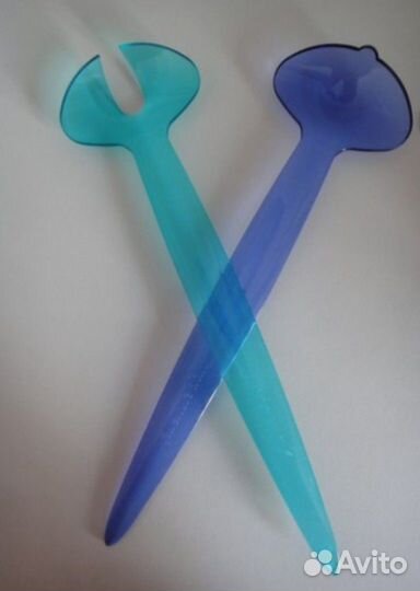 Tupperware Новая Салатная Пара/ Ложки для Салата