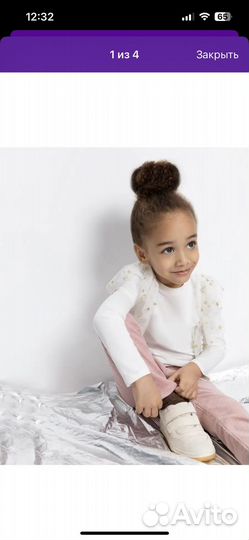 Блузка для девочки 92
