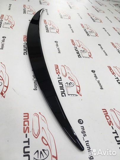 Спойлер черный Mercedes E-Class w213