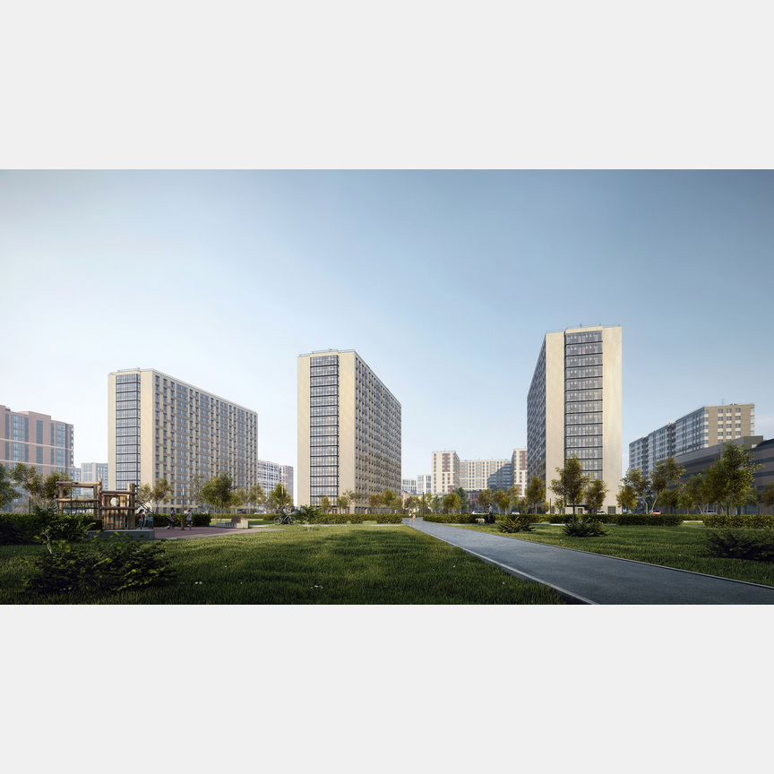 2-к. квартира, 60,4 м², 6/16 эт.