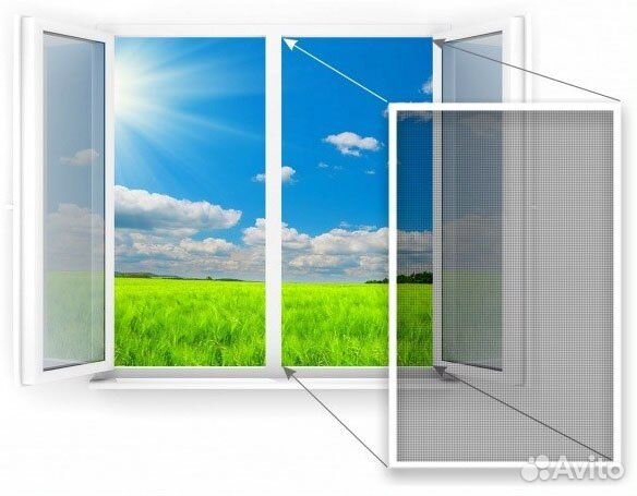 Москитные сетки на окна Б/У