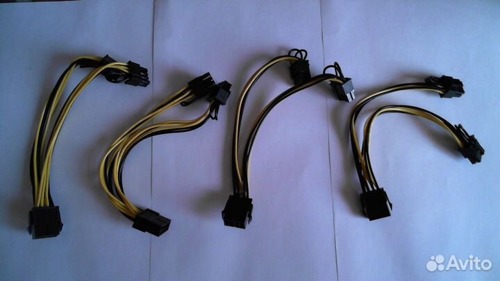 Кабели питания видеокарты разветвители