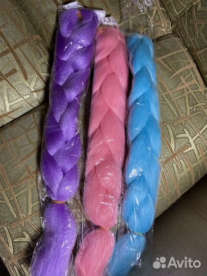 Синтетические волосы доя кос