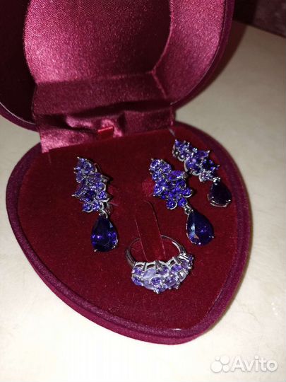 Серьги серебро