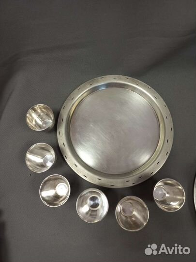 Коньячный набор Мельхиор СССР