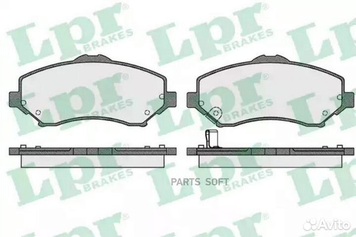 LPR 05P1548 Колодки тормозные дисковые