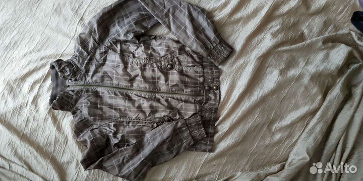 Вещи пакетом. Кожаная куртка, джинсы