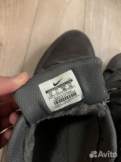 Зимние кроссовки nike с мехом