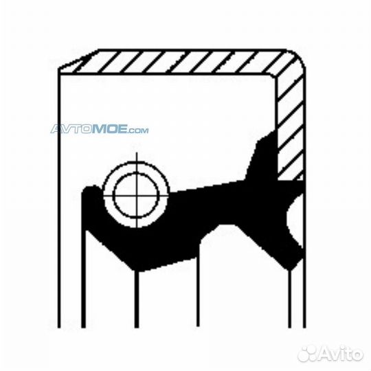 Сальник задней полуоси наружный (Ядыгаров) 1902784