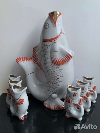 Коньячный ликерный набор Рыбки СССР