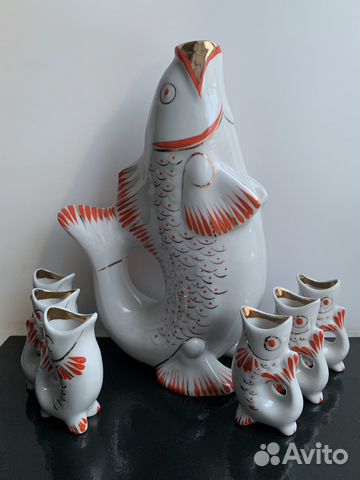 Коньячный ликерный набор Рыбки СССР