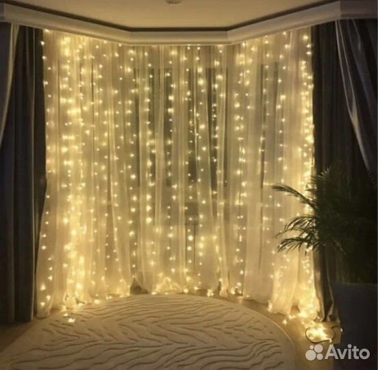 Гирлянда штора