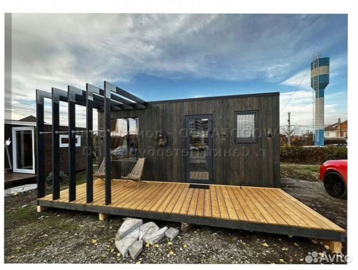 Дом Лофт доставкой 6х4,5. Артикул 13-395/RE248