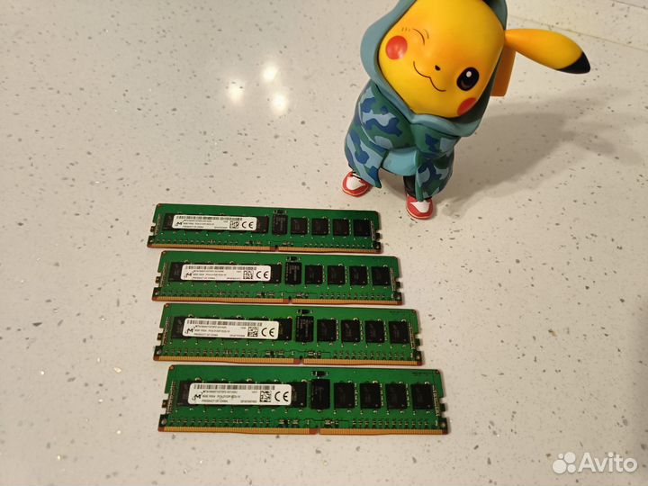 Серверная память DDR4 8GB 2133mhz Micron ECC REG