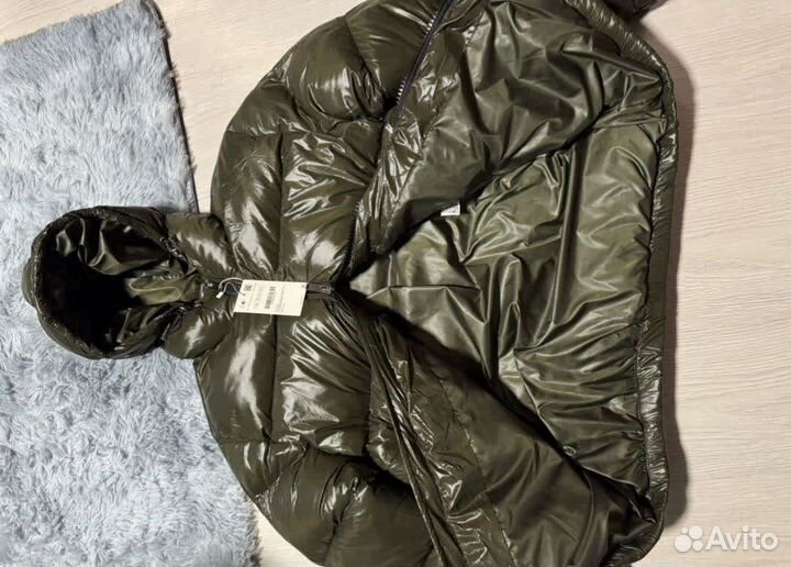 Пуховик Zara Moncler хаки