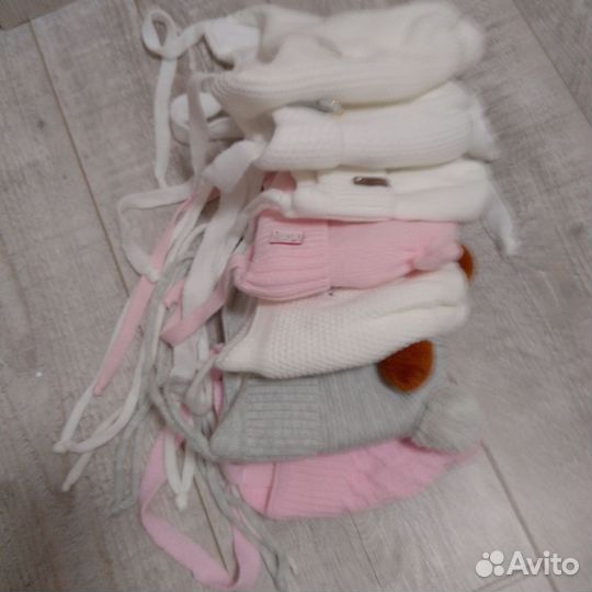 Детские шапочки для новорожденных