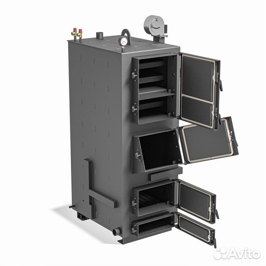 Твердотопливный котёл длительного горения