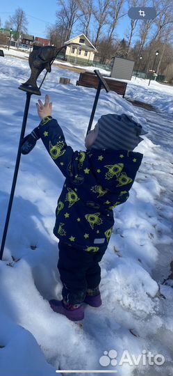 Продам зимнюю куртку и полукомбинезон на мальчика