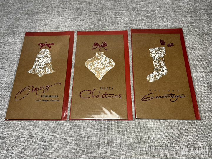 Новые открытки Рождество День рождения