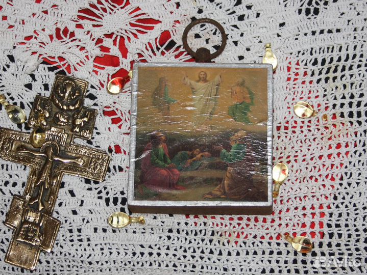 Старинная Афонская Икона. Спаситель