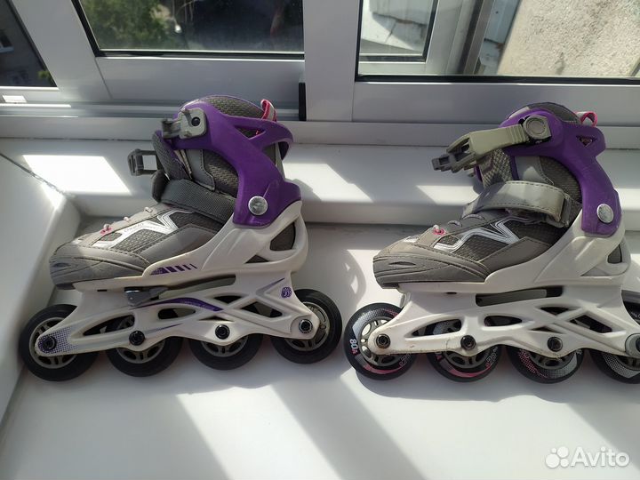 Ролики раздвижные детские с защитой Oxelo