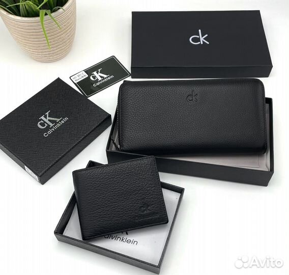 Набор мужской Портмоне и Кошелек Calvin Klein