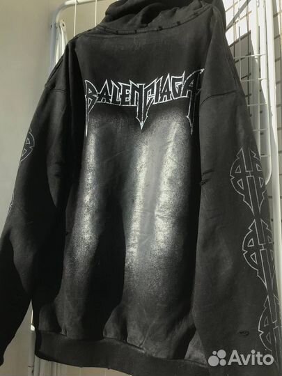 Худи Balenciaga Paris moon L размер