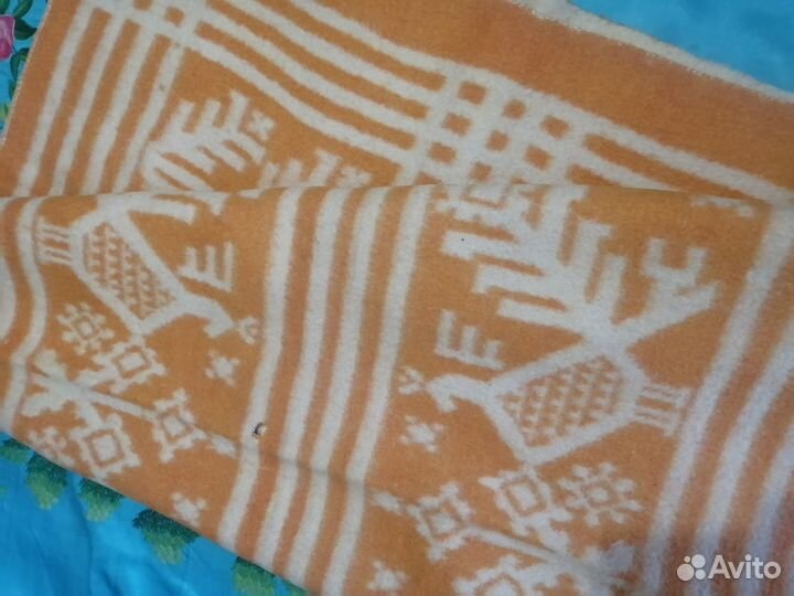 Одеяло шерстяной детское СССР