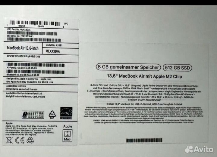 MacBook Air mit Apple M2 Chip