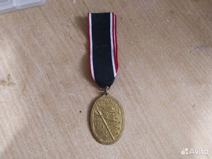 Ветеранская медаль 1 мировая Германия