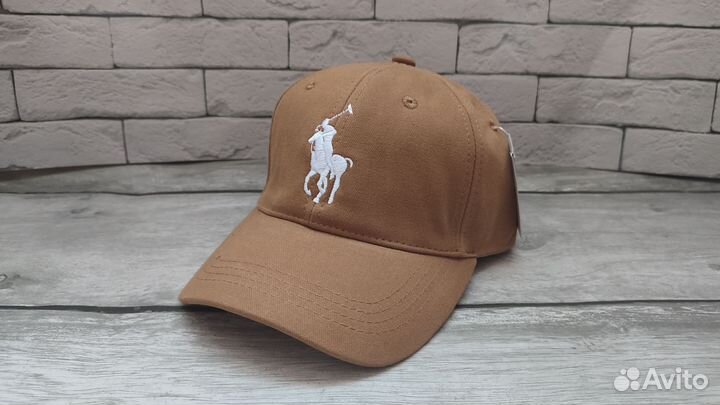 Кепка бейсболка polo ralph lauren горчичный