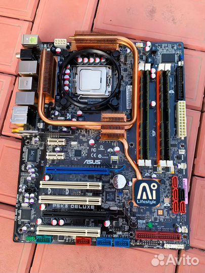 Материнская плата 775 asus P5K3 deluxe (ddr3)