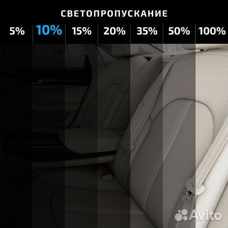 Пленка тонировочная на стекла окон 35% от солнца