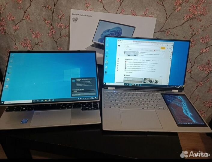 Ноутбук с двумя экранами 3.4 Ггц 16gb/256gb