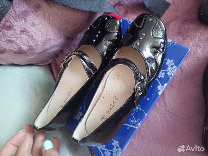 Туфли для девочки школьные