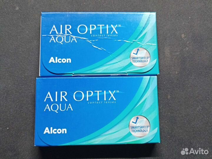 Линзы Alcon Air optix Aqua, 4 шт., R 8,6, D -3,75