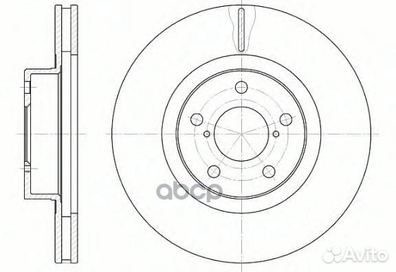 6715.10 диск тормозной передний Subaru Legacy