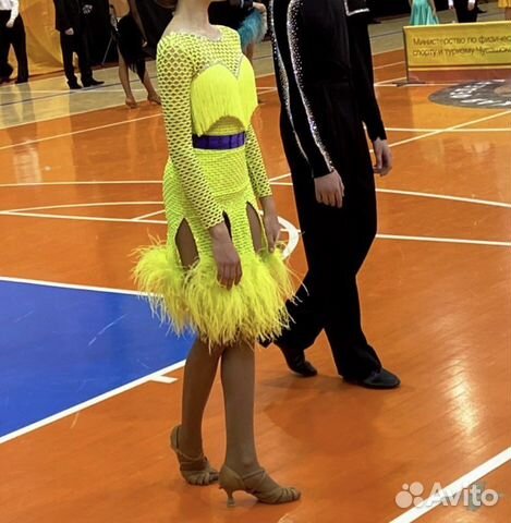 Платье для бальных танцев латина Ю2