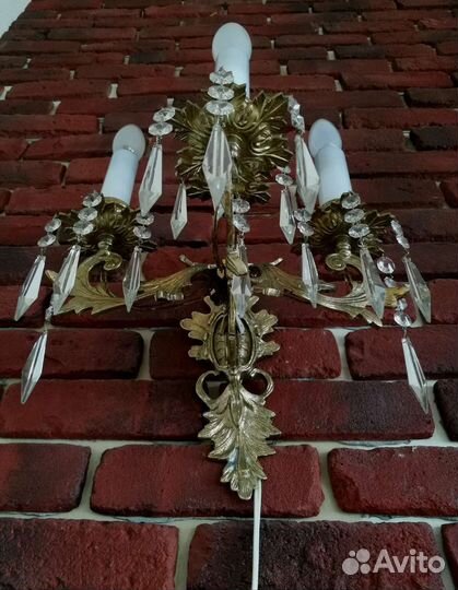 Старинный светильник (бронза)