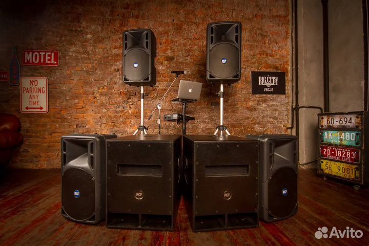 Аренда колонок, проектора, экрана, микрофонов