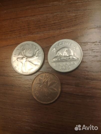 Набор монет Канады 3шт