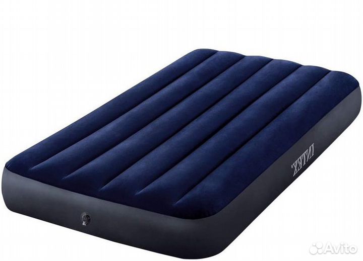 Матрас велюр синий intex (99*191*25 см) № 64757