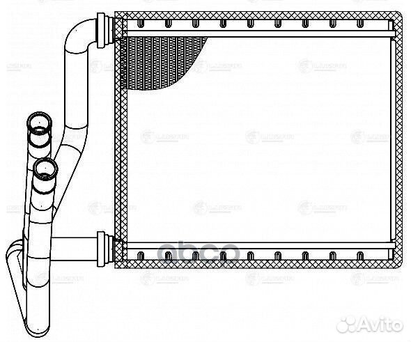 Радиатор печки LRH1918 luzar